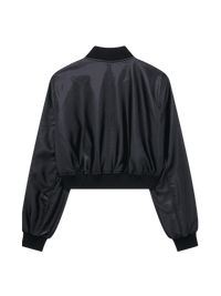 EuroEdge Faux-Leather Bomber - Octagon