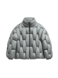 -Grey - Pentagon Puffer -Grey