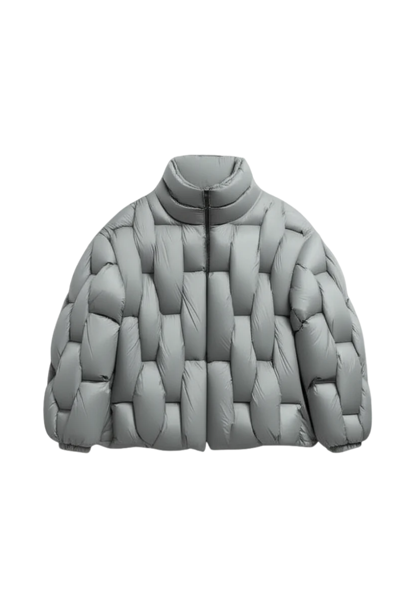 Pentagon Puffer -Grey