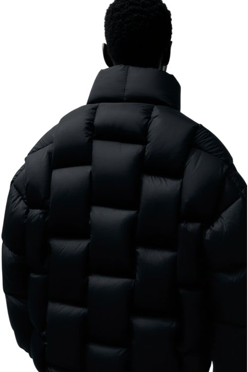 Diagram Puffer - Black