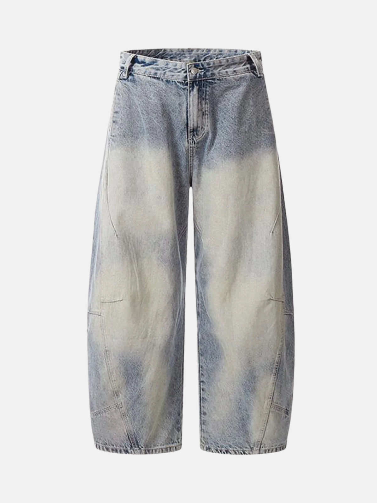 distressed baggy barrel - Premium Denim Jeans, Casual Streetwear Style, High-Quality Fabric