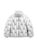 White - Pentagon Puffer - White