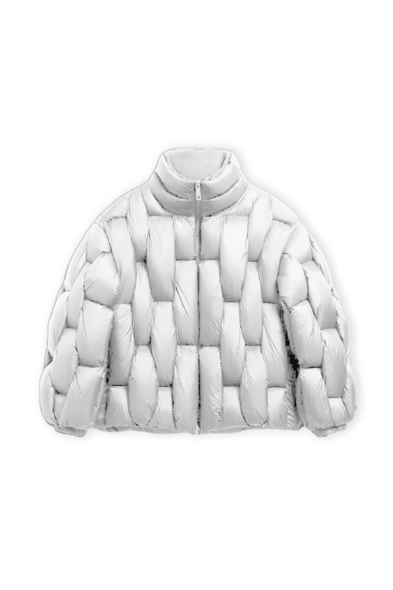 Pentagon Puffer - White