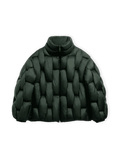 Green - Pentagon Puffer - Green