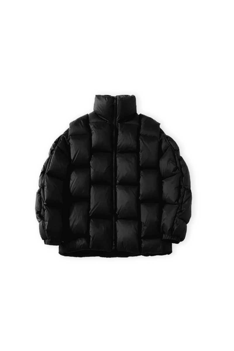 Diagram Puffer - Black