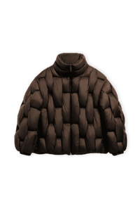 Pentagon Puffer - Brown