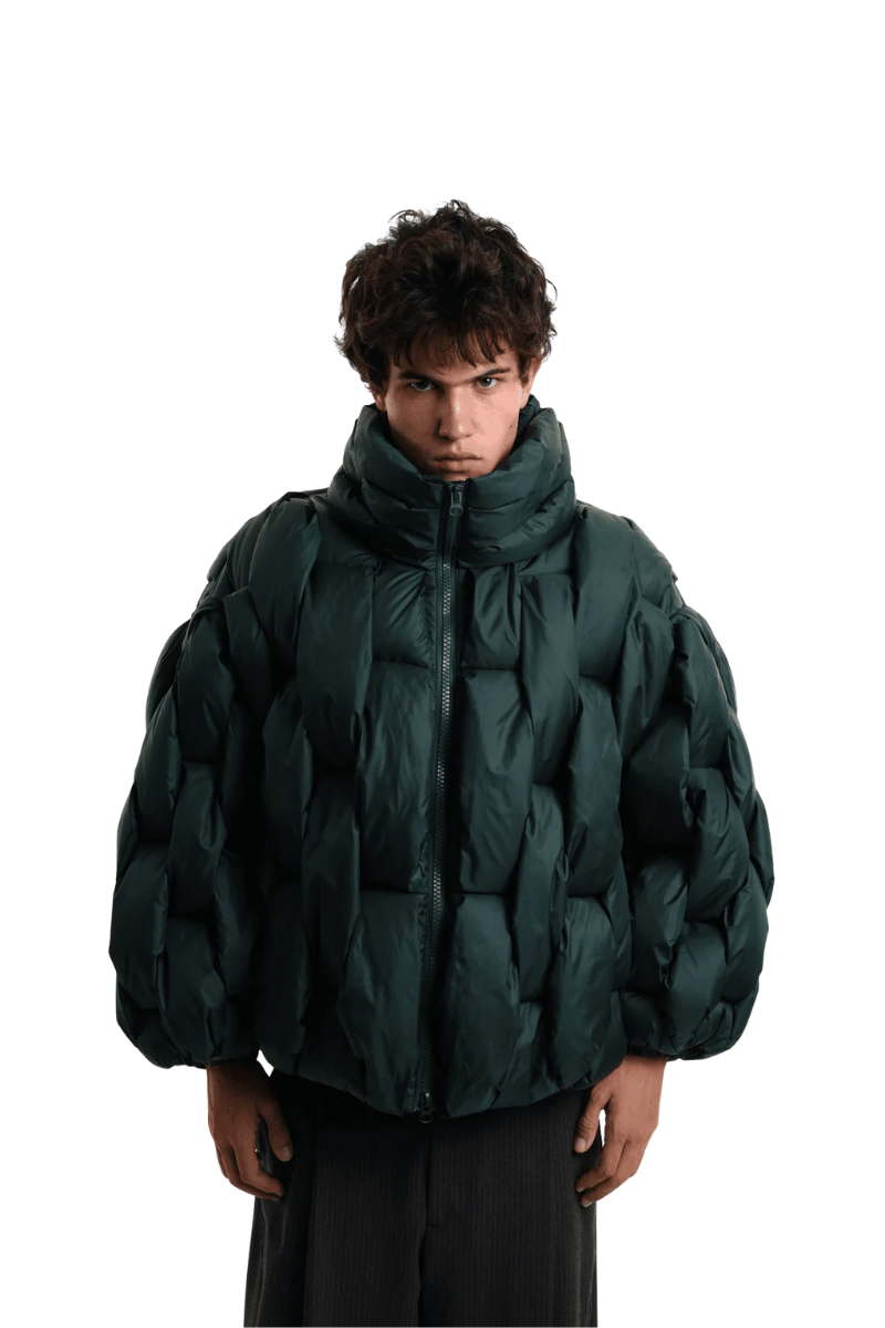 Pentagon Puffer - Green