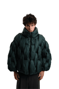 Pentagon Puffer - Green