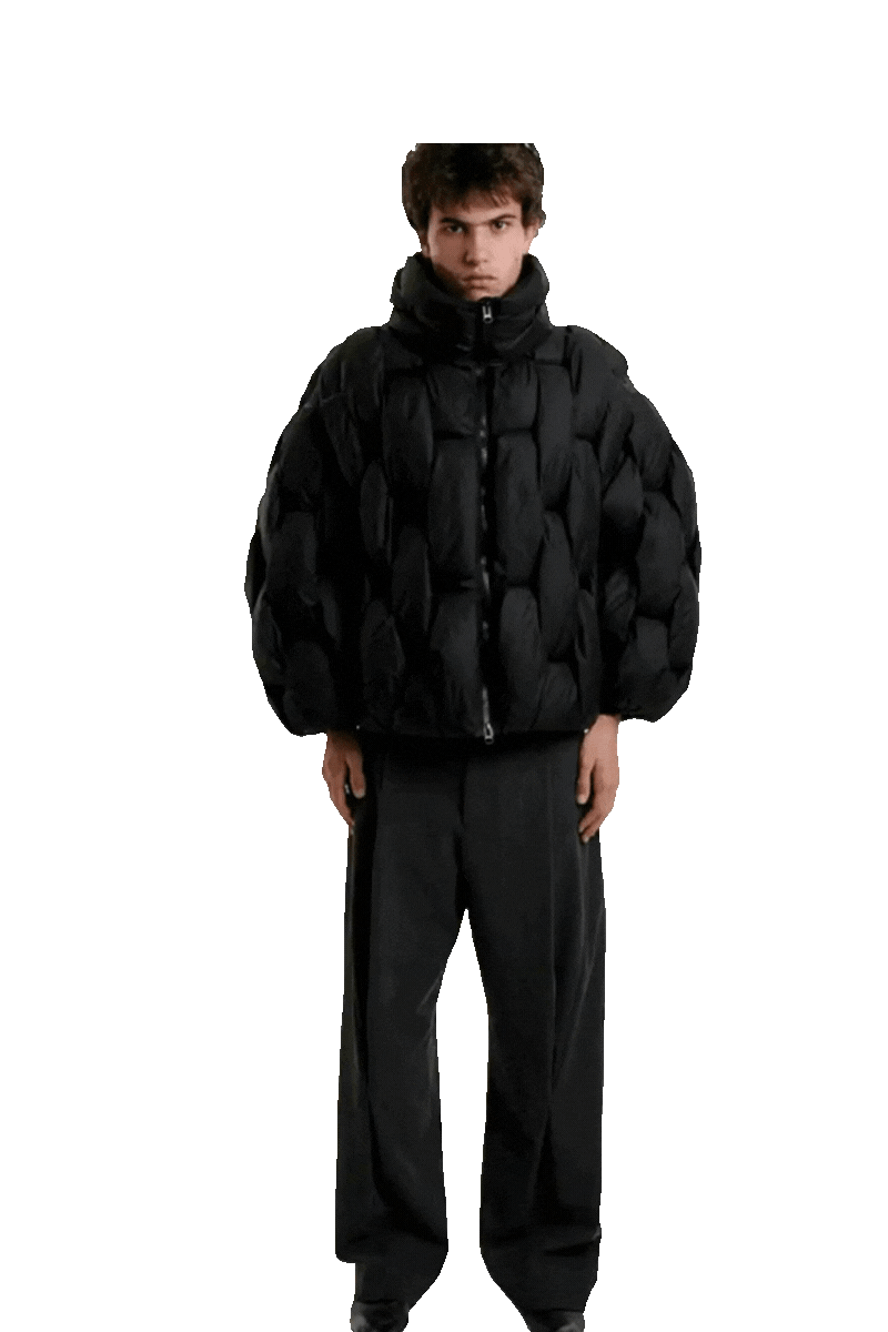 Pentagon Puffer - Black