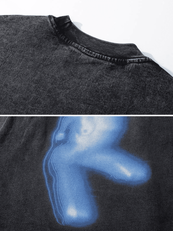 DISTORTED TEE - Octagon