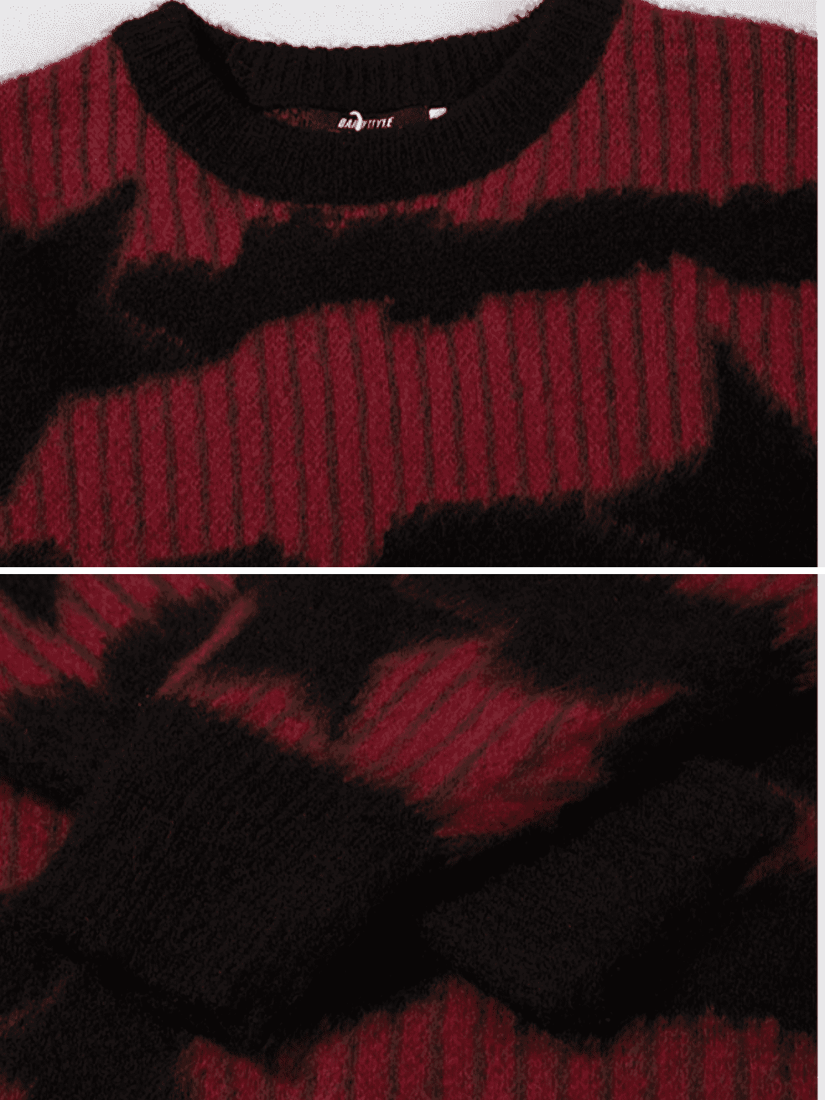 CozyStripe Mohair Dress - Octagon
