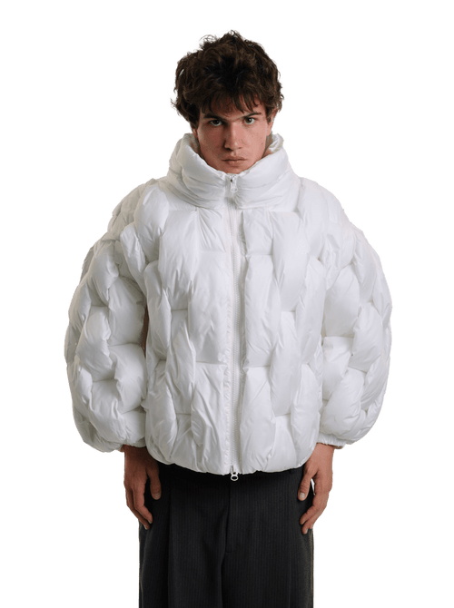PENTAGON PUFFER - WHITE