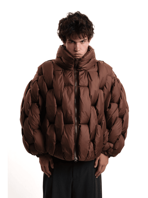 PENTAGON PUFFER - BROWN