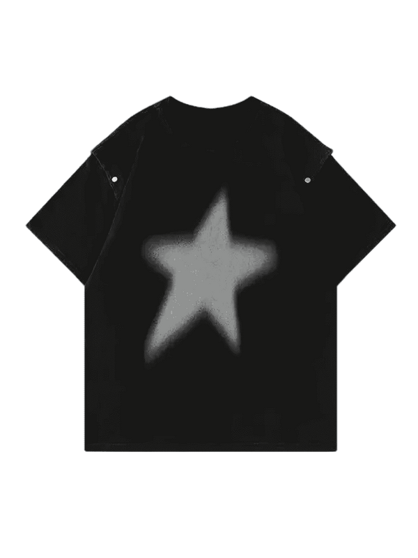 STAR WASHED CUT TEE - Octagon