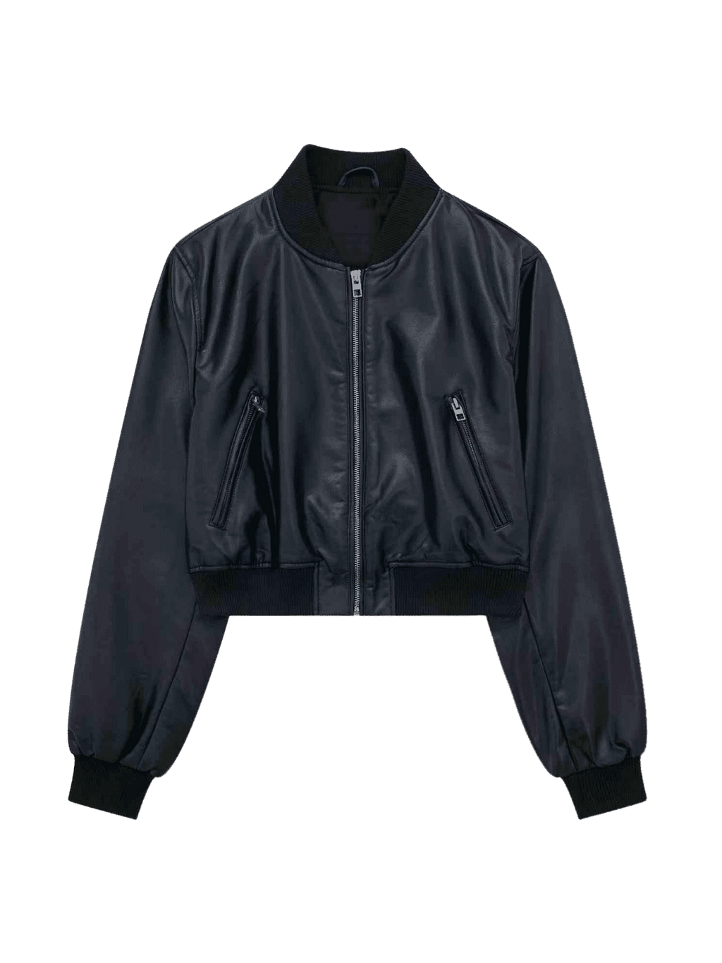 EuroEdge Faux-Leather Bomber - Octagon