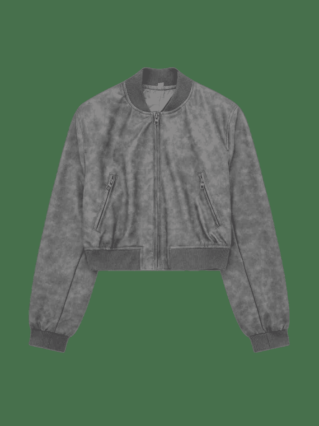 EuroEdge Faux-Leather Bomber - Octagon
