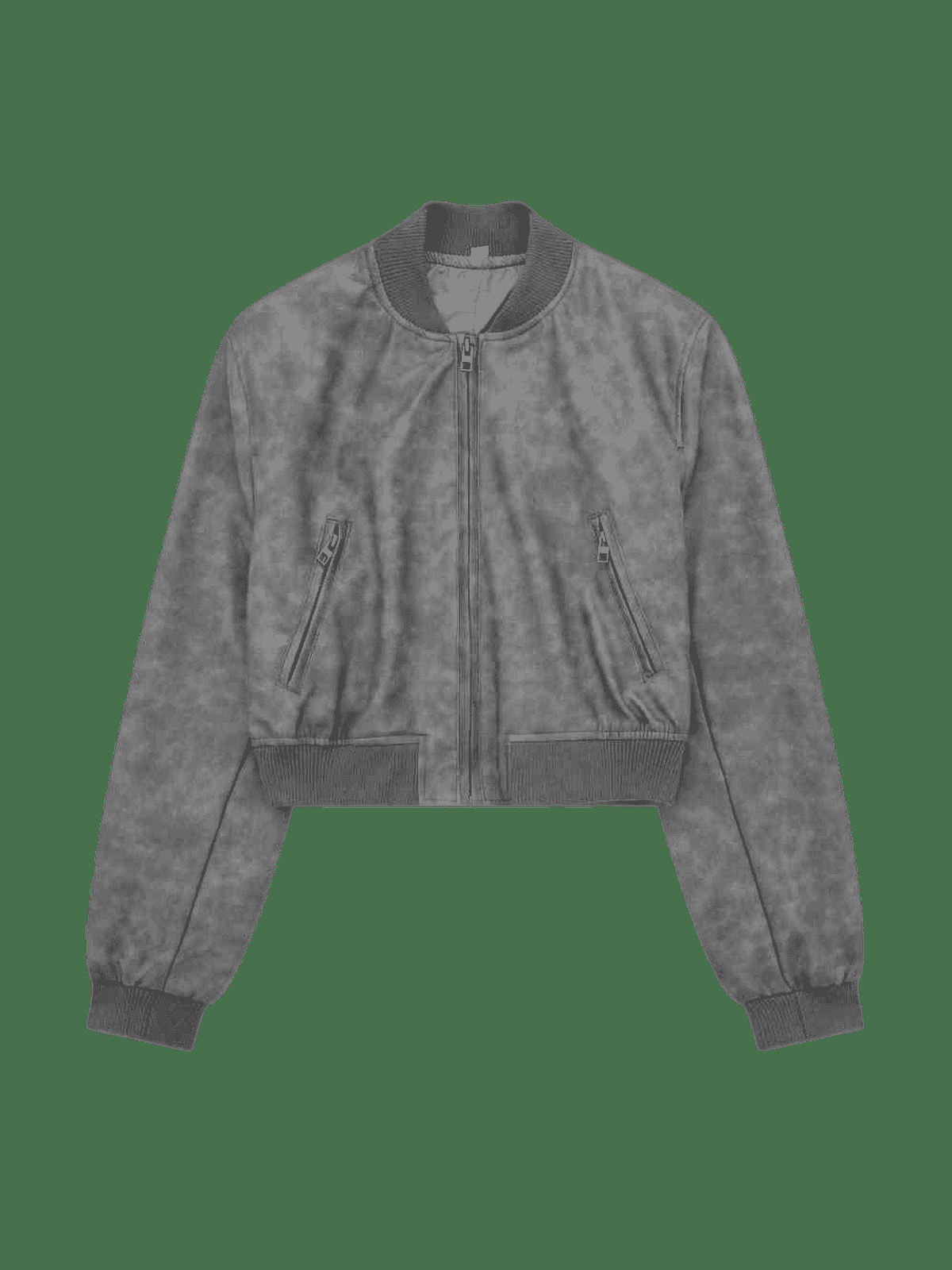 EuroEdge Faux-Leather Bomber - Octagon
