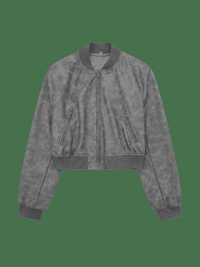 EuroEdge Faux-Leather Bomber - Octagon
